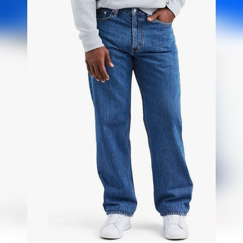 Levi's 550 Relaxed Straight Jeans Classic Fit Size 40x30 - Picture 4 of 13